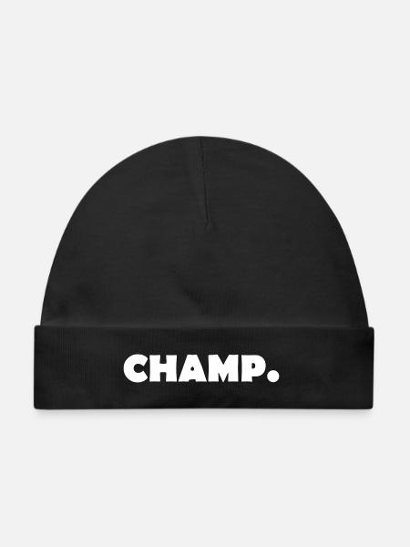 CHAMP - Baby Premium Organic Mütze - Schwarz