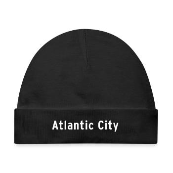 Atlantic City - Baby Premium Organic Mütze - Schwarz - Vorne