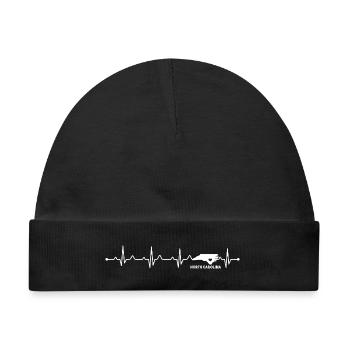 North Carolina State Pride Heart Lokale Liebe - Baby Premium Organic Mütze - Schwarz - Vorne
