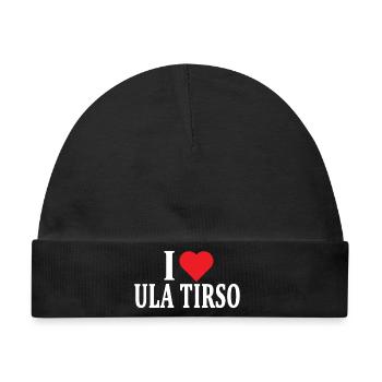 T-Shirt Io amo Ula Tirso T-Shirt Sardegna - Baby Premium Organic Mütze - Schwarz - Vorne