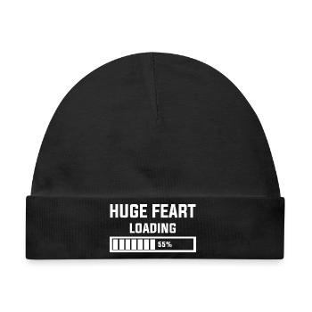 Vom Horror inspiriertes Ladebildschirm-Design - Baby Premium Organic Mütze - Schwarz - Vorne