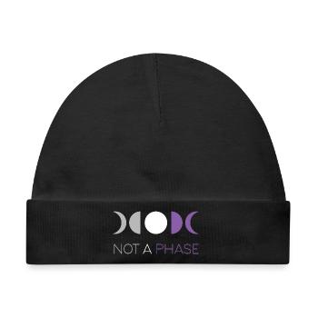 LGBTQ Pride Month - Keine Phase - Asexuell - Baby Premium Organic Mütze - Schwarz - Vorne