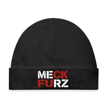  Meck Furz | Merz - nicht mein Kanzler - Baby Premium Organic Mütze - Schwarz - Vorne