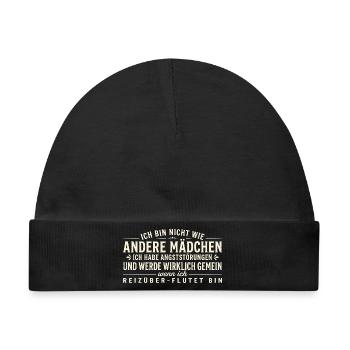 I'm Not Like Other Girls  - Baby Premium Organic Mütze - Schwarz - Vorne