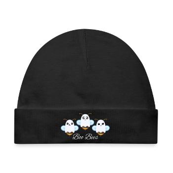 Buh-Bienen - Baby Premium Organic Mütze - Schwarz - Vorne