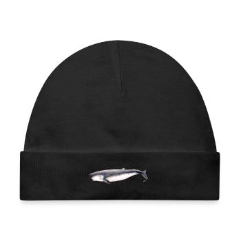 Pygmy Pottwal Pygmy Pottwal Kogia breviceps - Baby Premium Organic Mütze - Schwarz - Vorne