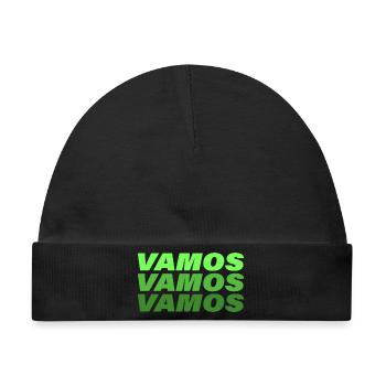 VAMOS - Baby Premium Organic Mütze - Schwarz - Vorne