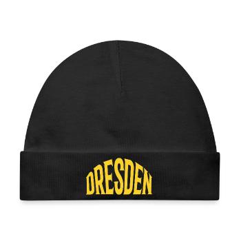 Dresden - Baby Premium Organic Mütze - Schwarz - Vorne
