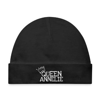 Annelie - Baby Premium Organic Mütze - Schwarz - Vorne