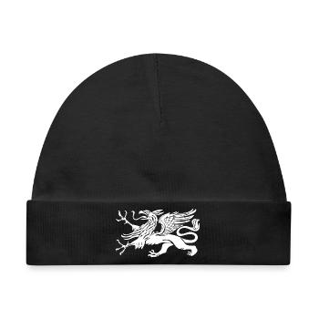 Rostock Greif - Vogel Greif - Baby Premium Organic Mütze - Schwarz - Vorne
