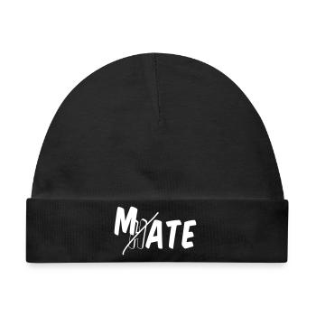Mate - don’t hate - Baby Premium Organic Mütze - Schwarz - Vorne