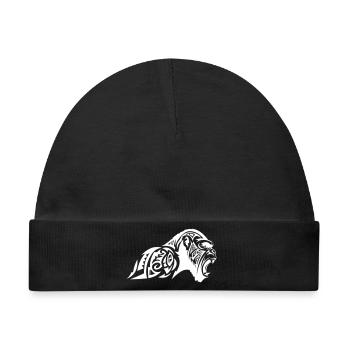 Gorilla Beast Tribal - Baby Premium Organic Mütze - Schwarz - Vorne