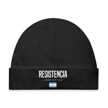 Resistencia Argentinien Argentinier - Baby Premium Organic Mütze - Schwarz - Vorne