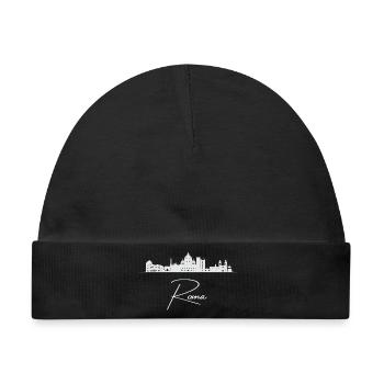Rom Skyline, Rom Italien - Baby Premium Organic Mütze - Schwarz - Vorne