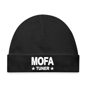 Mofa - Baby Premium Organic Mütze - Schwarz - Vorne