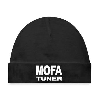 Mofa - Baby Premium Organic Mütze - Schwarz - Vorne