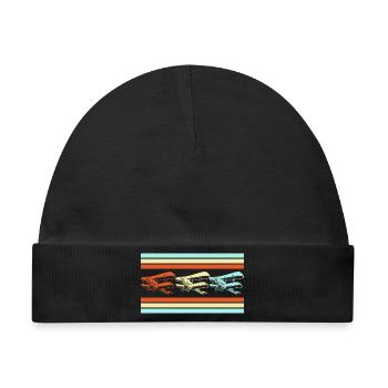 Modellflug Modellflugzeug - Baby Premium Organic Mütze - Schwarz - Vorne