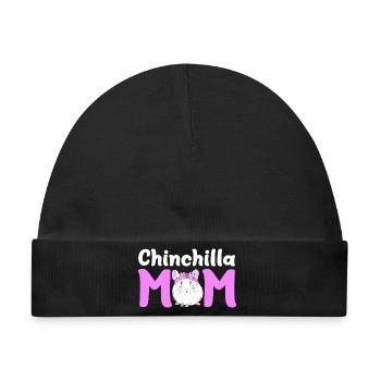 Chinchilla - Baby Premium Organic Mütze - Schwarz - Vorne