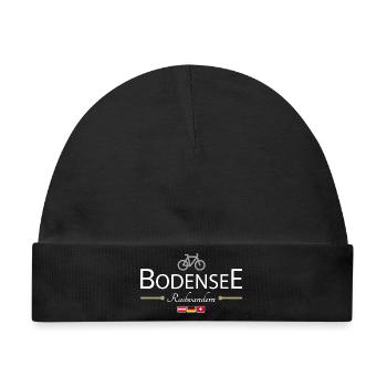 Bodensee Radwandern - Baby Premium Organic Mütze - Schwarz - Vorne