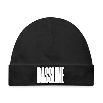 Fette Basslinienmusik - Baby Premium Organic Mütze - Schwarz - Vorne