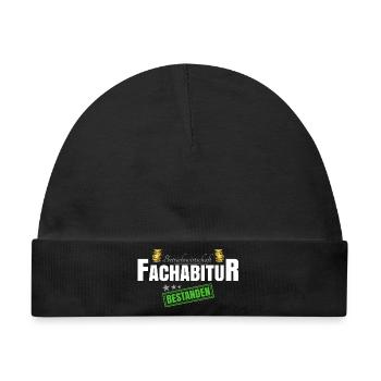Betriebswirtschaft Fachabitur - Baby Premium Organic Mütze - Schwarz - Vorne