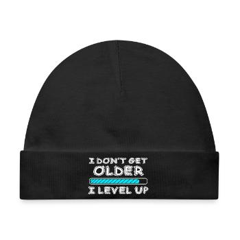 Funny Gaming - Baby Premium Organic Mütze - Schwarz - Vorne