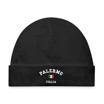 Palermo Sizilien - Baby Premium Organic Mütze - Schwarz - Vorne