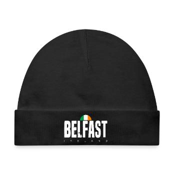 Belfast - Baby Premium Organic Mütze - Schwarz - Vorne