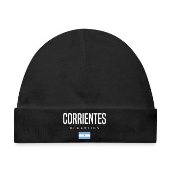 Corrientes Argentinien Argentinier - Baby Premium Organic Mütze - Schwarz - Vorne