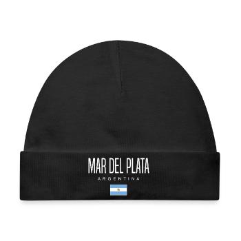 Mardelplata Argentinien Argentinier - Baby Premium Organic Mütze - Schwarz - Vorne