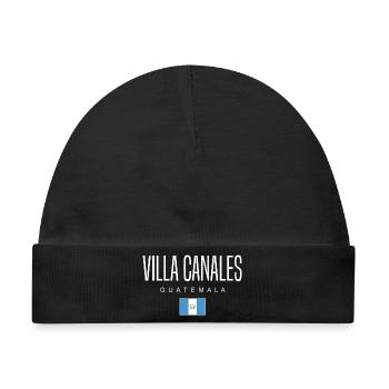 Villa Canales Guatemala Guatemalteken - Baby Premium Organic Mütze - Schwarz - Vorne