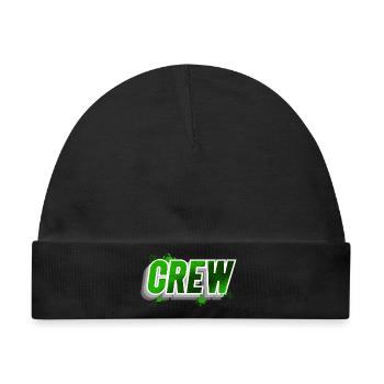 Crew - Baby Premium Organic Mütze - Schwarz - Vorne