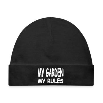 Garten - Baby Premium Organic Mütze - Schwarz - Vorne