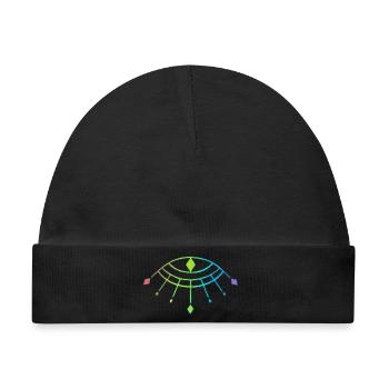 Symbol des Gottes Horus - Baby Premium Organic Mütze - Schwarz - Vorne