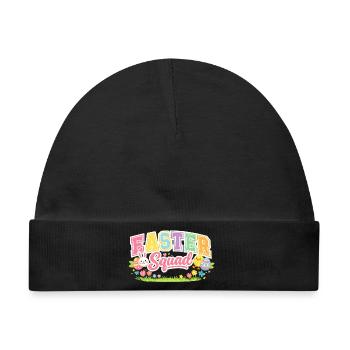 Easter Squad Egg Hunt - Baby Premium Organic Mütze - Schwarz - Vorne
