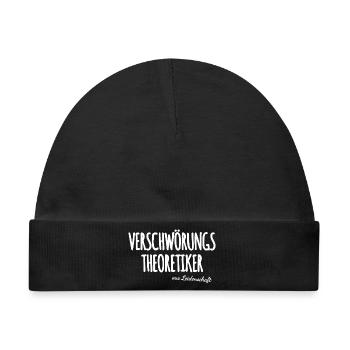 Verschwörungstheoretiker - Baby Premium Organic Mütze - Schwarz - Vorne