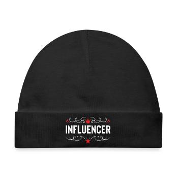 Influencer Beruf - Baby Premium Organic Mütze - Schwarz - Vorne