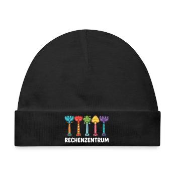 IT Support Glücksrad Service Desk IT Helpdesk Nerd - Baby Premium Organic Mütze - Schwarz - Vorne