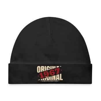 59. Geburtstag Geschenk Mann Original Oktober 1967 - Baby Premium Organic Mütze - Schwarz - Vorne