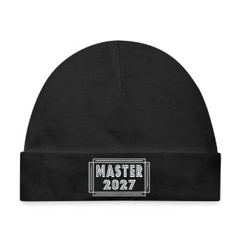 Masterstudiengang Abschluss Master 2027 - Baby Premium Organic Mütze - Schwarz - Vorne