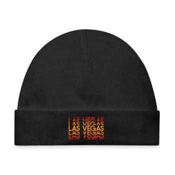 Las Vegas Neon Layout - Baby Premium Organic Mütze - Schwarz - Vorne