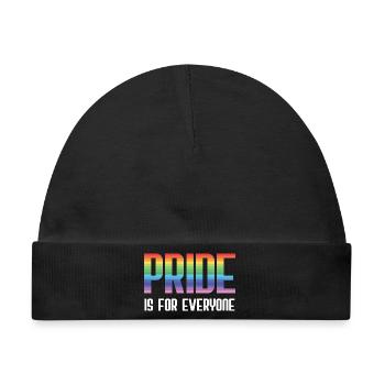 LGBT Pride Month - Pride ist für alle da - Baby Premium Organic Mütze - Schwarz - Vorne
