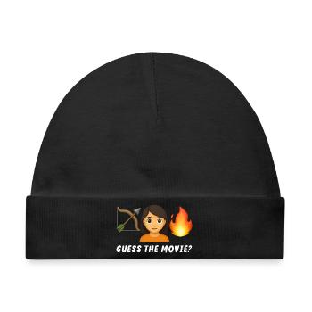Wild Adventure Illustration mit feministischem Thema - Baby Premium Organic Mütze - Schwarz - Vorne