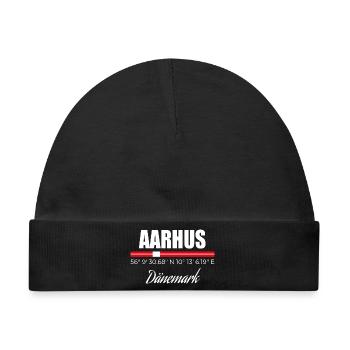 Aarhus - Baby Premium Organic Mütze - Schwarz - Vorne