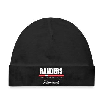Randers - Baby Premium Organic Mütze - Schwarz - Vorne