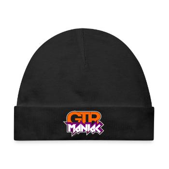 Guitar Maniac - Baby Premium Organic Mütze - Schwarz - Vorne