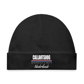Callantsoog - Baby Premium Organic Mütze - Schwarz - Vorne