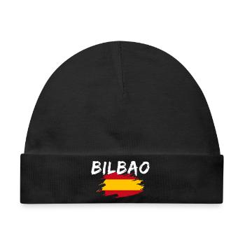 Bilbao Spanien - Baby Premium Organic Mütze - Schwarz - Vorne