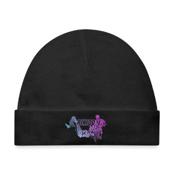 Dynamische Aikido-Frauen Nage no Jo Silhouette - Baby Premium Organic Mütze - Schwarz - Vorne