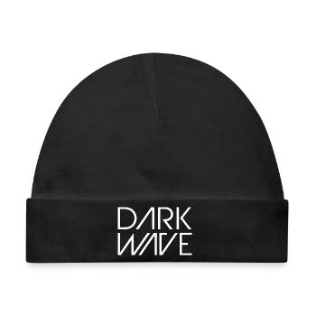 Dark Wave T-Shirt - Baby Premium Organic Mütze - Schwarz - Vorne